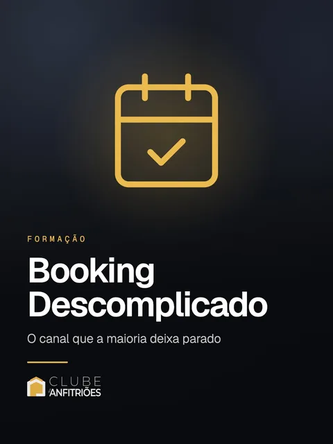 Capa da formação Booking Descomplicado