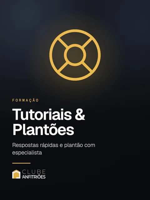 Capa de Tutoriais e Plantões