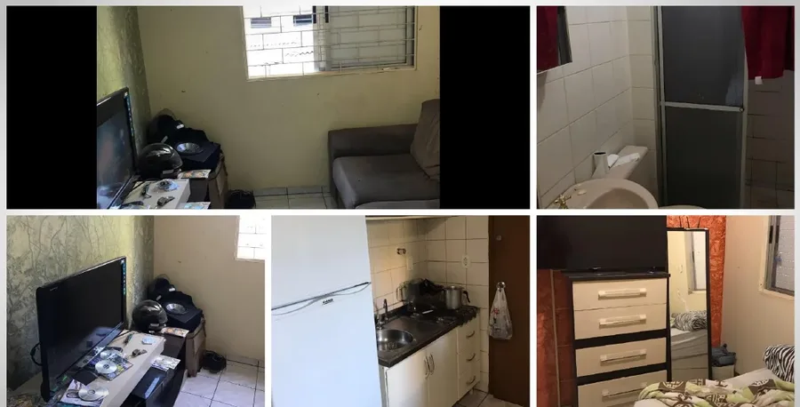 Fotos do apartamento em 2009, antes da reforma