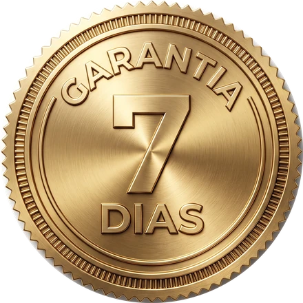 Selo de garantia de 7 dias: seu dinheiro de volta